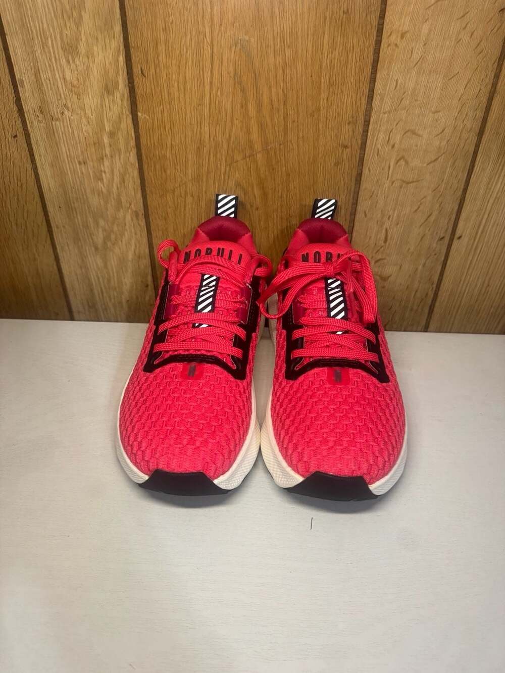 NOBULL Journey 2 Running Shoes Punch Red Women's Size 8 / Men's Size 6.5 - Picture 2 of 5